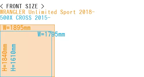 #WRANGLER Unlimited Sport 2018- + 500X CROSS 2015-